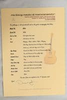 Mcilroy A25c Cedar Walnut Guitar with Celtic Knot Inlay