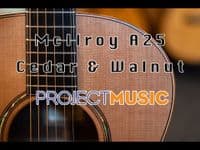 Mcilroy A25c Cedar Walnut Guitar with Celtic Knot Inlay