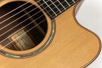 Mcilroy A25c Cedar Walnut Guitar with Celtic Knot Inlay