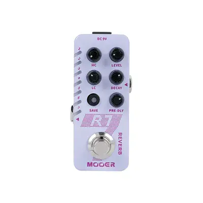 Mooer R7 Reverb Micro Fx Pedal with 7 Reverbs