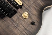 Music Man Axis Charcoal Cloud Flame Guitar Satin, Roasted Neck