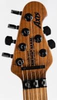Music Man Axis Charcoal Cloud Flame Guitar Satin, Roasted Neck