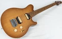 Music Man Axis Super Sport Honey Pot Flame Top with Roasted Neck