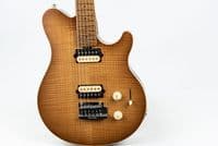 Music Man Axis Super Sport Honey Pot Flame Top with Roasted Neck