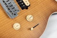 Music Man Axis Super Sport Honey Pot Flame Top with Roasted Neck