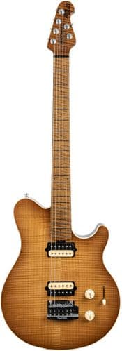 Music Man Axis Super Sport Honey Pot Flame Top with Roasted Neck