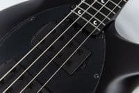 Music Man Bongo 4 HH Stealth Black Bass Guitar