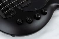 Music Man Bongo 4 HH Stealth Black Bass Guitar
