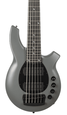 Music Man Bongo 6 HH - Titan Gray - Ebony - Matte Black PG - Black Hardware