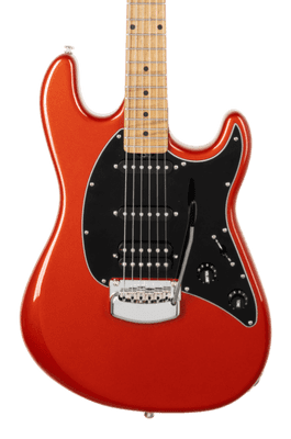 Music Man Cutlass RS HSS - Blood Orange - Black PG - Chrome Hardware
