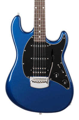 Music Man Cutlass RS HSS - Lakeside Blue- Black PG - Chrome Hardward