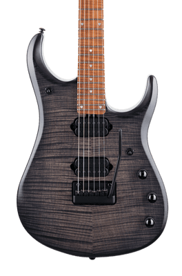 Music Man JP15 John Petrucci Signature Guitar Flame Top in Trans Black Burst