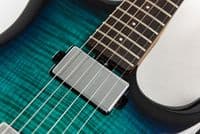 Music Man Luke 4 Maple Top, Blue Dream, Roasted Figured Neck