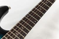 Music Man Luke 4 Maple Top, Blue Dream, Roasted Figured Neck