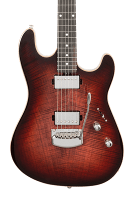 Music Man Sabre Guitar HH Trem - Backdraft - No Pickguard  - Chrome Hardware