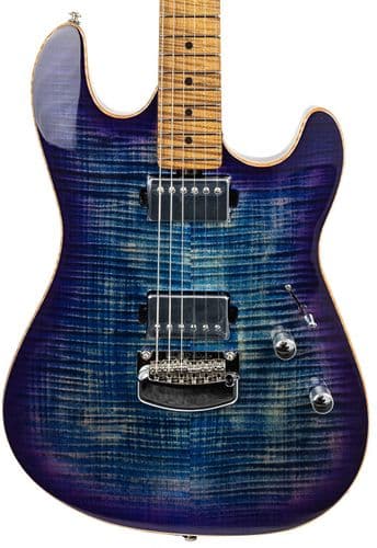 Music Man Sabre Guitar HH Trem in Blurple