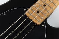 Music Man StingRay Special 4 String Bass, Black with Maple FB