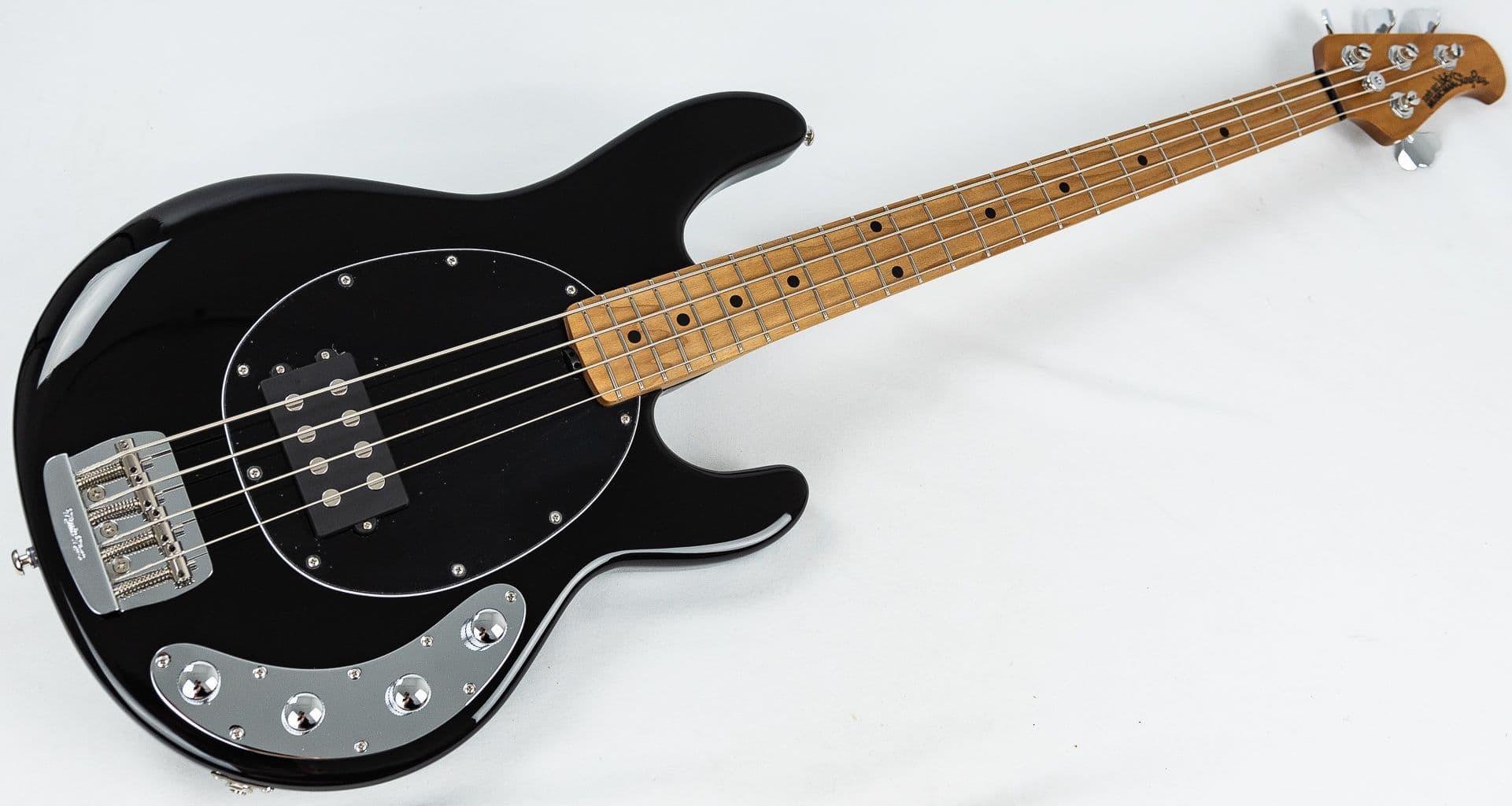 Music Man StingRay Special 4 String Bass Black with Maple FB