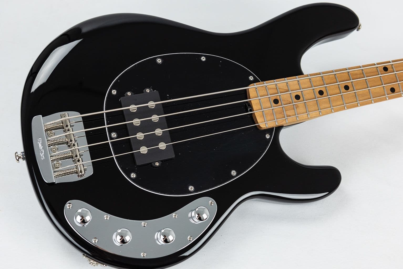 Music Man StingRay Special 4 String Bass Black with Maple FB