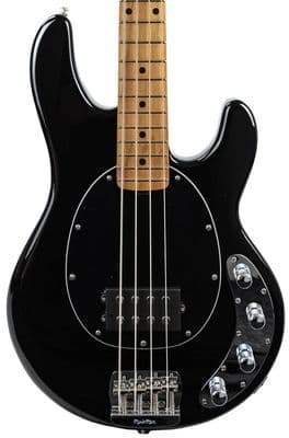 Music Man StingRay Special 4 String Bass, Black with Maple FB