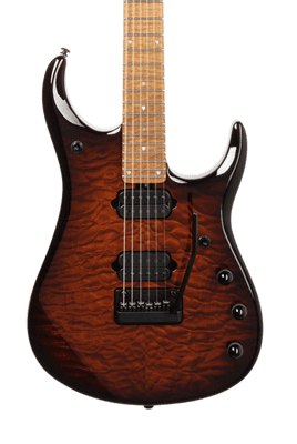 Musicman JP15 - Amber Waves Quilt - Figured Roasted Maple/Maple - No Pickguard