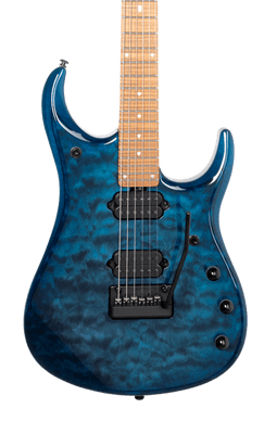 Musicman JP15 - Ulatramarine Quilt - Figured Roasted Maple/Maple - No Pickguard