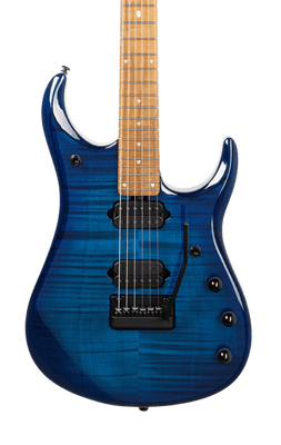 Musicman JP15 - Ultramarine Flame - Figured Roasted Maple/Maple - No Pickguard