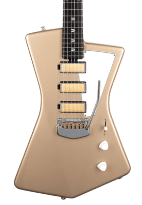 Musicman St. Vincent Goldie - Cashmere - Ebony - Parchment Pickguard