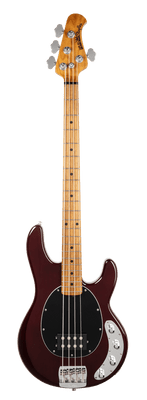 Musicman StingRay Special - Translucent Oxblood - Roasted Maple/Maple - Black PG - Chrome