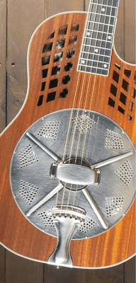 National Guitars Resorocket EB Wood Body Mahogany