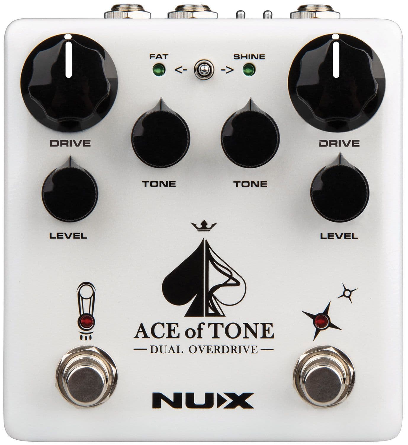 ギター NUX ACE of TONE NUX Ace of Tone Dual Stacked Overdrive Pedal