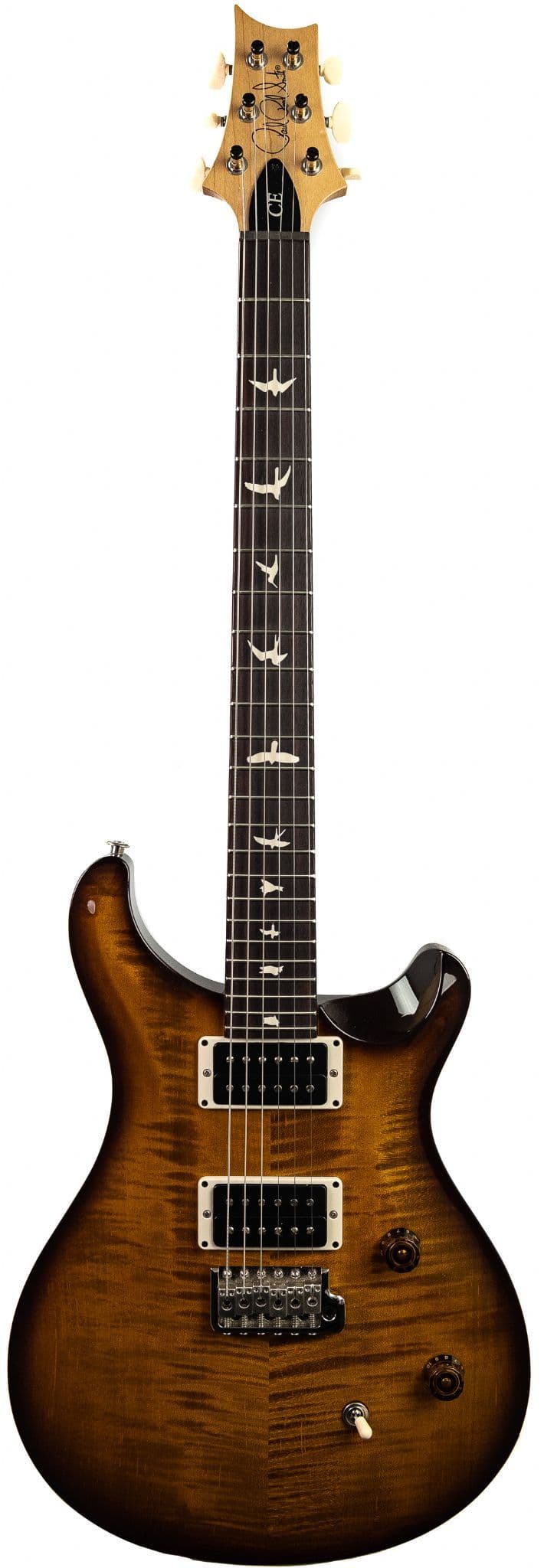 PRS CE24 Black Amber Guitar with Gigbag