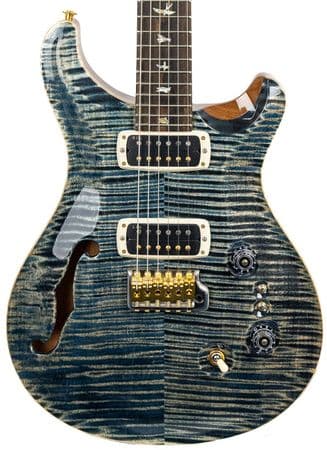 PRS Custom 24 08 Semi Hollow 40th Anniversary Faded Whale Blue 10 Top