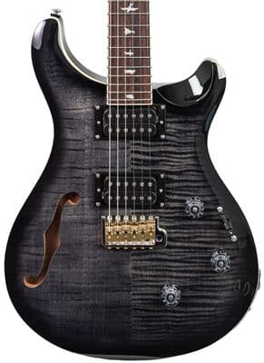 PRS SE Custom 24 Semi Hollow Piezo Charcoal Burst