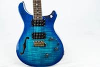 PRS SE Custom 24 Semi Hollow Piezo Lake Blue Pre Owned