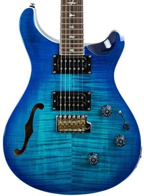 PRS SE Custom 24 Semi Hollow Piezo Lake Blue Pre Owned