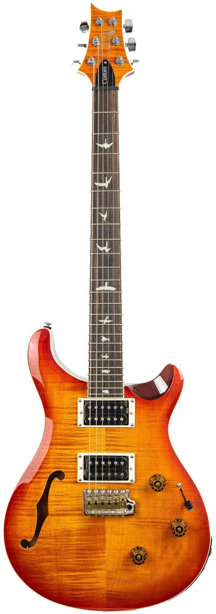 PRS SE Custom 24 Semi Hollow Piezo Vintage Sunburst