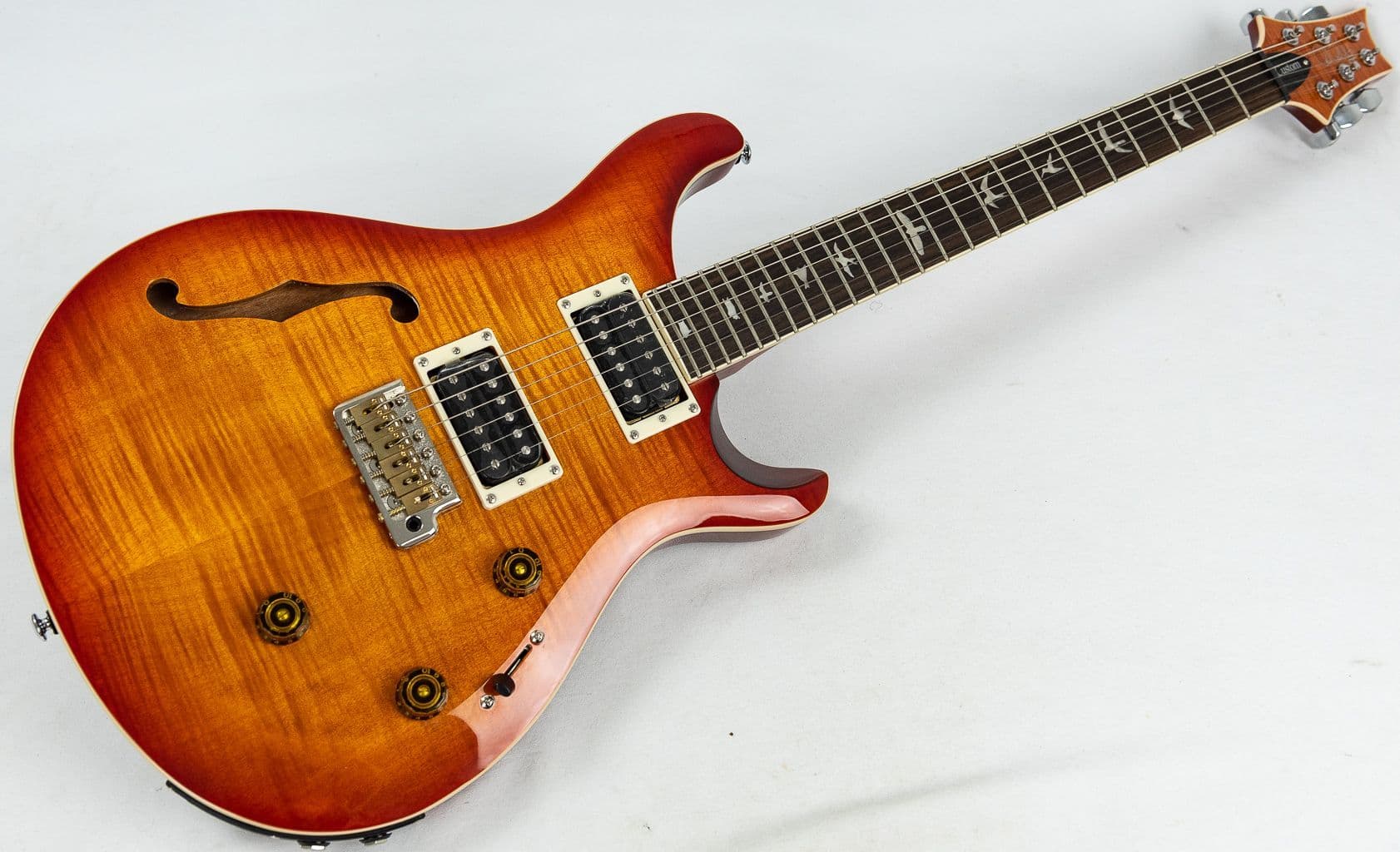 PRS SE Custom 24 Semi Hollow Piezo Vintage Sunburst