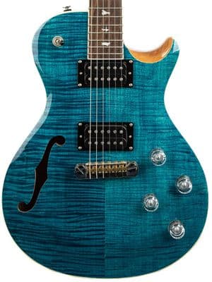 PRS SE Zach Myers Semi-Hollow Electric Guitar in Myers Blue Pre Owned