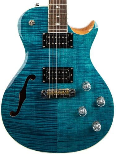 PRS SE Zach Myers Semi-Hollow Electric Guitar in Myers Blue Pre Owned