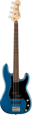Squier Affinity Series Precision Bass® PJ, Laurel Fingerboard, Black Pickguard, Lake Placid Blue