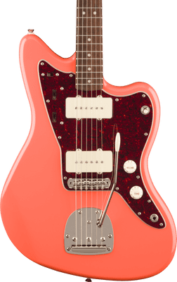 Squier Classic Vibe™ '60s Jazzmaster, Laurel , Tortoishell Pickguard, Tahitian Coral