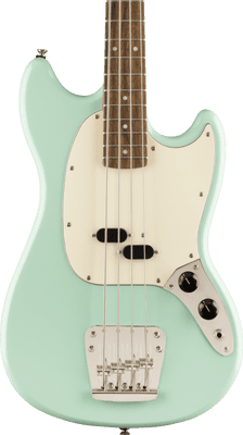 Squier Classic Vibe '60s Mustang Bass, Laurel Fingerboard, Surf Green