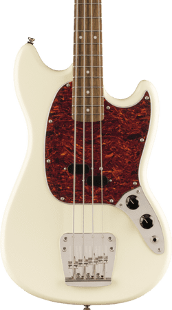 Squier Classic Vibe '60s Mustang Bass, Laurel , Olympic White