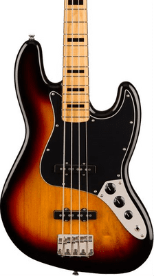 Squier Classic Vibe '70s Jazz Bass, Maple Fingerboard, 3-Color Sunburst
