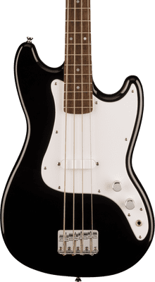 Squier Sonic Bronco Bass, Laurel , White Pickguard, Black