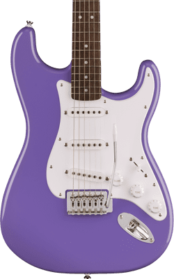Squier Sonic® Stratocaster, Laurel , White Pickguard, Ultraviolet