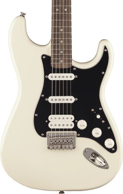 Squire Classic Vibe '70s Stratocaster HT HSS, Laurel, Black Pickguard, Olympic White