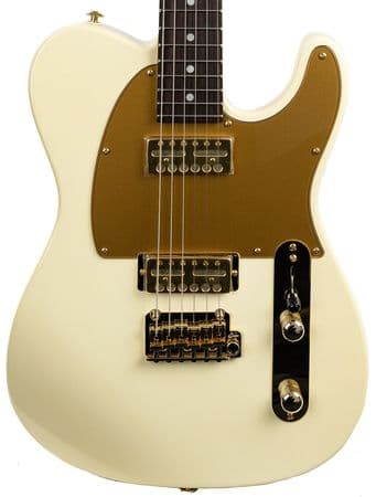 Suhr Mateus Asato Classic T, Lollar Gold Foils, MA White