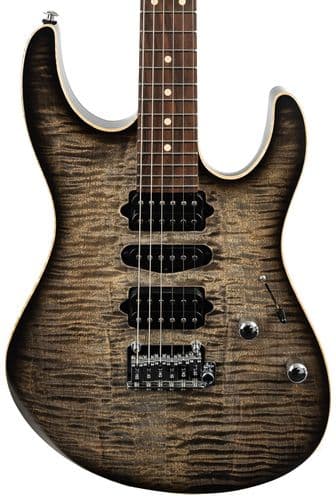Suhr Modern Plus Faded Trans Charcoal Burst Pau Ferro
